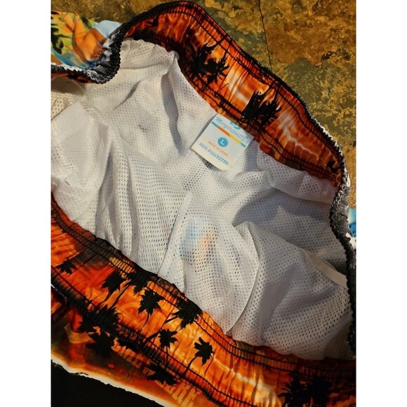 Margaretaville mens Hawaiian Swim Shorts‎ Size Lg - Picture 4 of 6